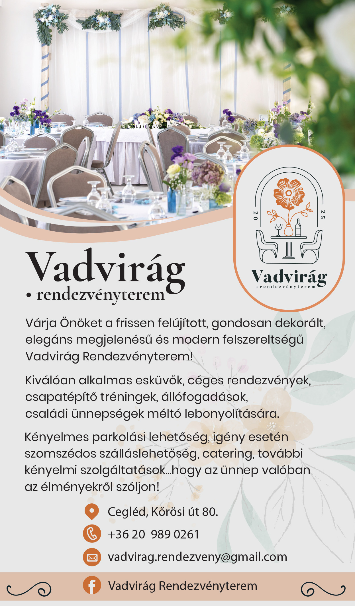 esküvőhelyszín Cegléd