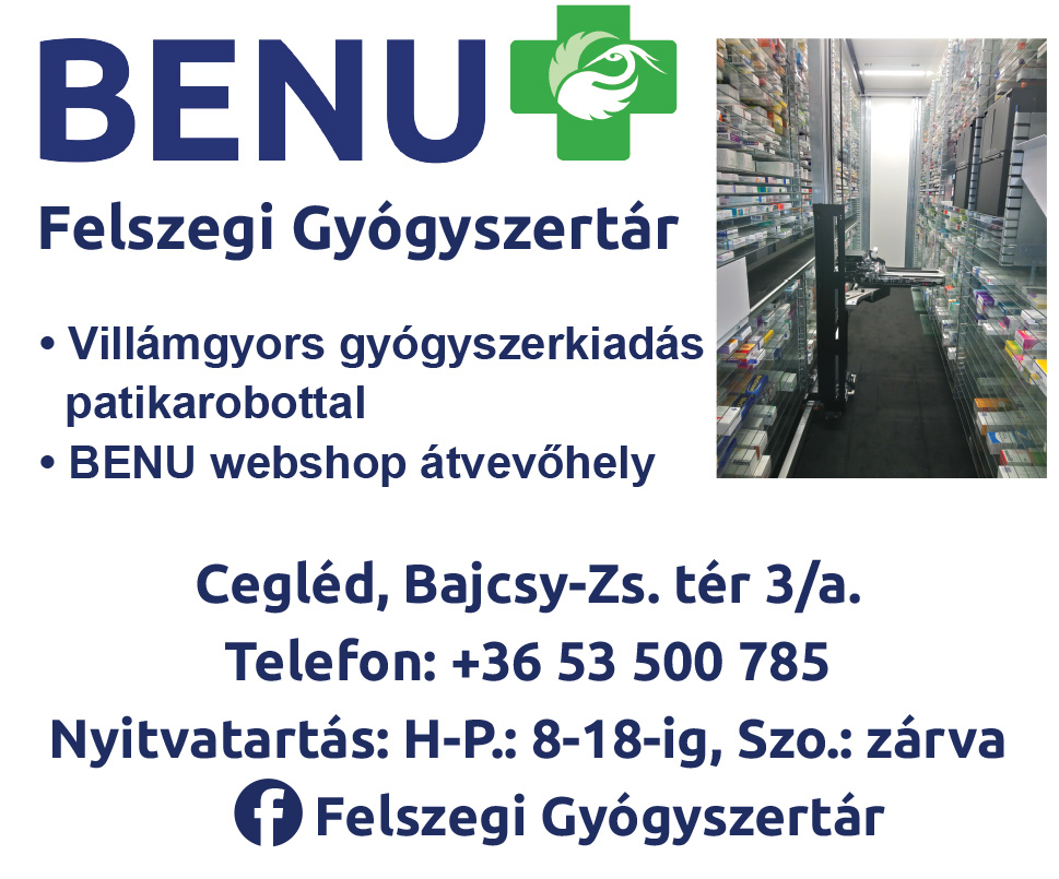 Benu akció Cegléd