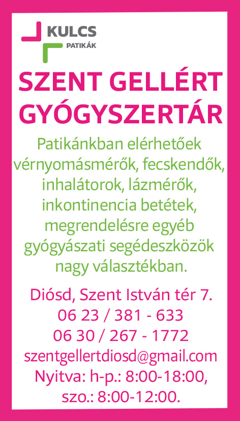 gyógyászati segédeszköz Diósd